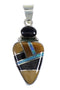 Multicolor Southwest Sterling Silver Jewelry Pendant RX54430